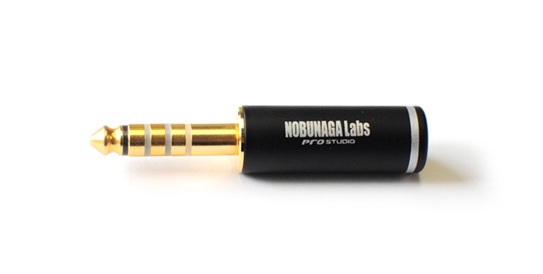 4.4/5 plug :: NOBUNAGA Labs pro studio :: 純銅4.4mm5極バランスプラグ